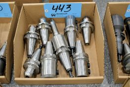 Lot - (8) BT40 End Mill Holders in (1) Box