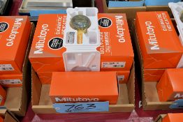 Lot - (5) Mitutoyo No. 543-783B-10 Digital Indicators with Cases in (1) Box (NEW)