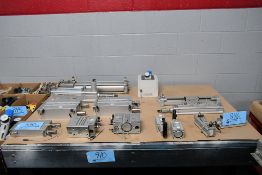 Lot - Festo Guided Drives and Pneumatic Cylinders on (1) Cart