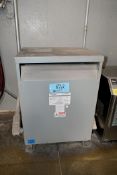 Powertran Cat No. 3PTN43-75K-EE Model 36-B 75-KVA, 480 Volt, 3 Phase, Class AA Dry Type Transformer
