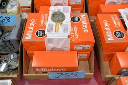Lot - (5) Mitutoyo No. 543-783B-10 Digital Indicators with Cases in (1) Box (NEW)