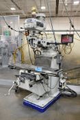 KBC Model TUM-3VS 3 HP Vertical Milling Machine, Newall Model DP500 2-Axis Digital Readout