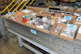 Lot - Hinges, E-Z Lok Thread Inserts, Hot Melt Adhesive, Bolts, Screws, Washers, Data Plates and Tag