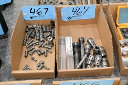 Lot - (3) Collet Chucks, TG Collets and DA Collets in (2) Boxes