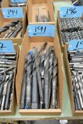 Lot - Tapered Shank Drills in (1) Box