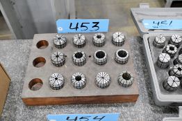 12-Piece ER40 Collet Set with Wood Stand