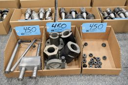 Lot - Tool Holder Fixtures, Nuts and Arbors in (3) Boxes