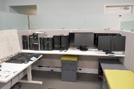 Lot - (8) PC's, (5) Monitors, (4) Keyboards and (3) Mice