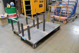 Lot - (2) Steel Stock Carts