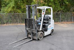 Nissan Model MCP1F2A25LV 4,400-lb. Capacity LP Gas Forklift Truck