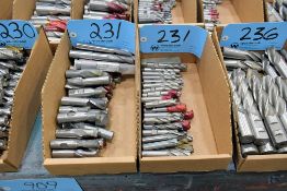 Lot - End Mills in (2) Boxes