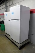 Frigidaire Model FFTR1835VW 18 Cu. Ft. Top Freezer Refrigerator with Frigidaire Model FRT15B3AW3