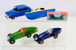Tri-ang - Minic - A group of vehicles including an unopened railway scale Triumph 2000 # RC4,