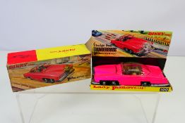 Dinky - Thunderbirds - A boxed Lady Penelope's Rolls Royce FAB1 in fluorescent pink # 100.
