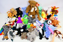 Ty Beanies - A collection of 35 x Beanies including Flitter, Schweetheart, Stretch, Jabber, Ants,