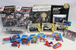 Hot Wheels - Maisto - James Bond - A collection of vehicles including 2 x James Bond In Motion cars