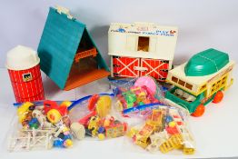 Fisher Price - A collection of vintage Fisher Price including Family Farm,