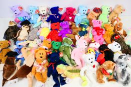 Ty Beanies - A collection of 40 x Beanies including Hissy, Hopper, Pouch, Iggy, Grams, Juggles,