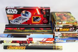 Star Wars - Pirates Of The Caribbean - A collection of games and posters including Star Wars Super