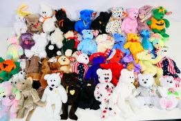 Ty Beanies - A collection of 40 x Beanies including Sammy, Tricky, Fraidy, Cinders, Springy,
