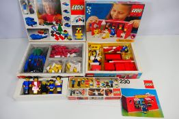 Lego - 3 x boxed vintage Lego sets, People # 200, Basic Set # 30 and Salon Colette # 230.