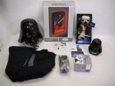 Star Wars, Disney - A boxed Light up Canvas 30 x 40 cm of Darth Vader.