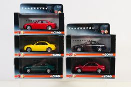 Corgi Vanguards - A group of boxed cars in 1/43 scale, Rover 75 in Black Pearl # VA09202,