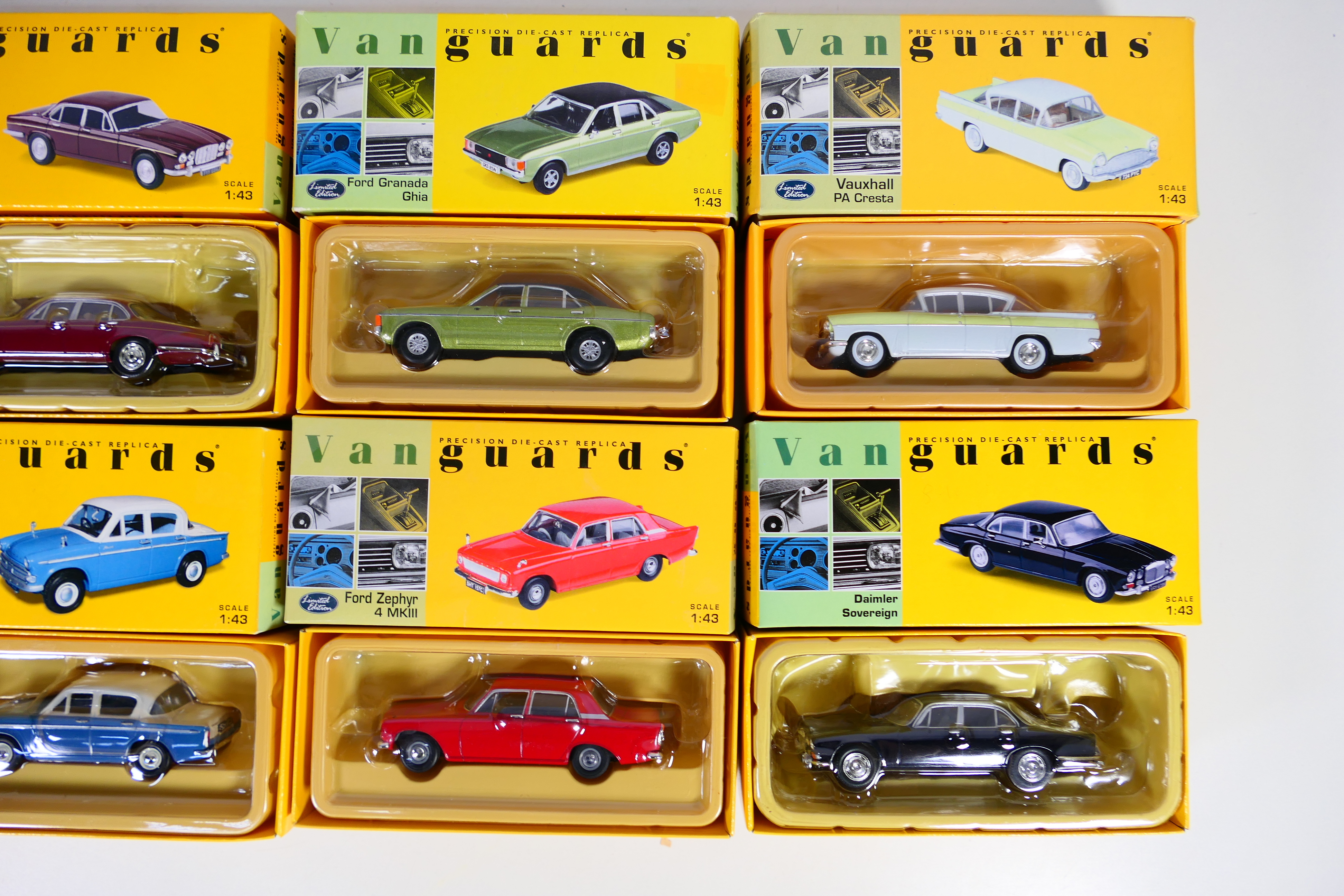 Corgi Vanguards - A collection of cars including Jaguar XJ6 Series 1 # VA08600, - Image 3 of 3