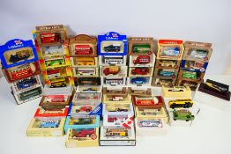 Lledo - Days Gone - A collection of 50 x boxed vehicles including AEC bus in Shredded Wheat livery,
