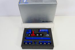 Conrad - A boxed 1:50 scale Conrad #40117/0 Mercedes-Benz Actros + Goldhofer STZ-VH3 Low Loader