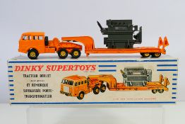 French Dinky - A boxed French Dinky #898 Berliet Transformer Carrier 'Alsthom'.