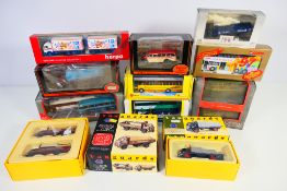 Corgi - EFE- Others - A boxed collection of diecast and plastic model vehicles in various scales.