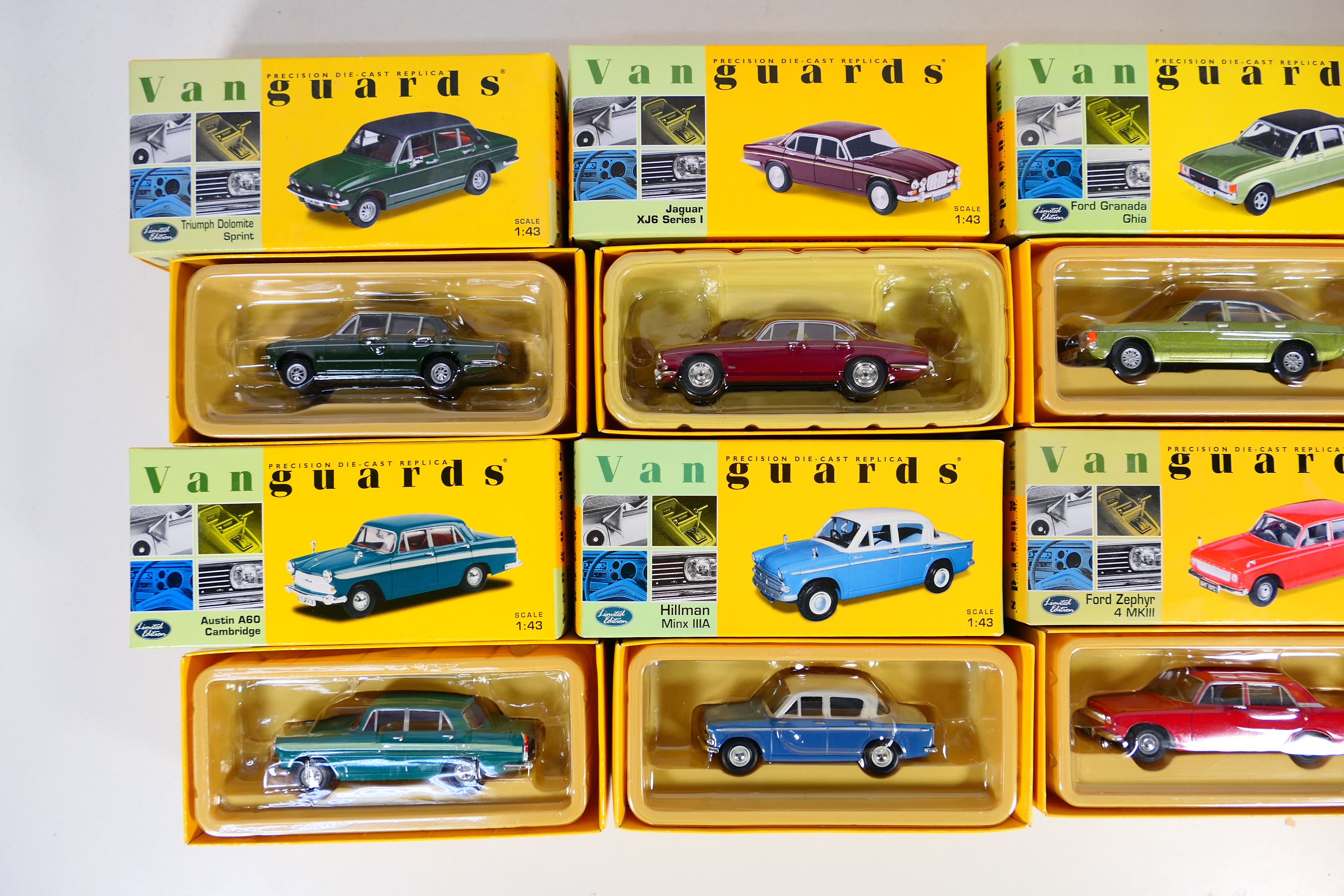 Corgi Vanguards - A collection of cars including Jaguar XJ6 Series 1 # VA08600, - Image 2 of 3