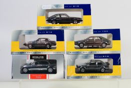 Corgi Vanguards - A group of Collectors Club chrome cars, Ford Capri 2.