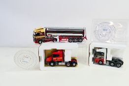 Corgi - a limited edition 1:50 scale diecast #CC13222 DAF XF William Nicol Tanker together with two