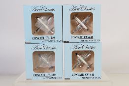 Aeroclassics - 4 x diecast 1:400 scale Convair aircraft models comprising: Mohawk #N440I,