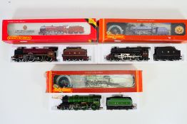 Hornby - 3 x boxed OO gauge locomotives, an LMS Class 5 # R320,