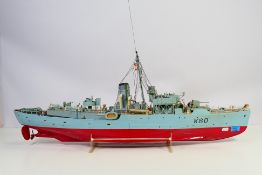 HMS Bluebell - A built 'HMS Bluebell' RC WW2 Flower Class Corvette.
