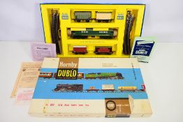 Hornby Dublo - A boxed 2 rail Co-Bo Diesel Electric Goods Train Set # 2033.