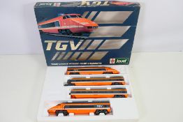 Jouef - A boxed HO scale TGV electronic train pack.