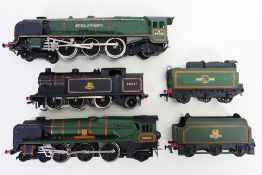 Hornby Dublo - 3 x unboxed steam locomotives, 4-6-2 Duchess Of Montrose 46232,