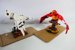 Lego - Harry Potter - 2 built Lego Harry Potter sets comprising Hedwig #75979 and Fawkes,