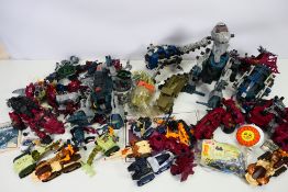 Tomy Zoids - A collection of unboxed vintage Zoids models including Mighty Zoidzilla,
