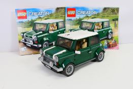 Lego - Lego Creator Mini Cooper #10242 built set, with box and instructions.