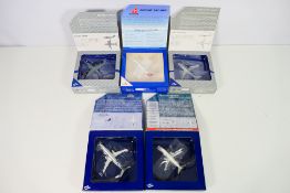 Gemini Jets - Gemini Macs - 5 x boxed aircraft models in 1/400 scale including a 737-800 in Quantas