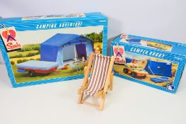Sindy - Pedigree - A boxed Sindy Camping Buggy set # 44542 and a Camping Adventure set # 44770,