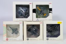 Herpa - 5 x boxed military aircraft in 1/200 scale including Lockheed Martin F-16A in Italian Air