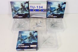 Panda Models - 4 x boxed aircraft models in 1/400 scale including Boeing P-8A in Australian Air