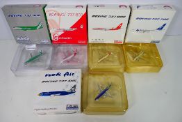 Phoenix - 5 x boxed Platinum Series aircraft in 1/400 scale including Boeing 737-400 in Kulula