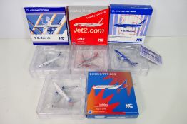 Next Generation - 4 x boxed aircraft models in 1/400 scale including limited edition Boeing 737-800